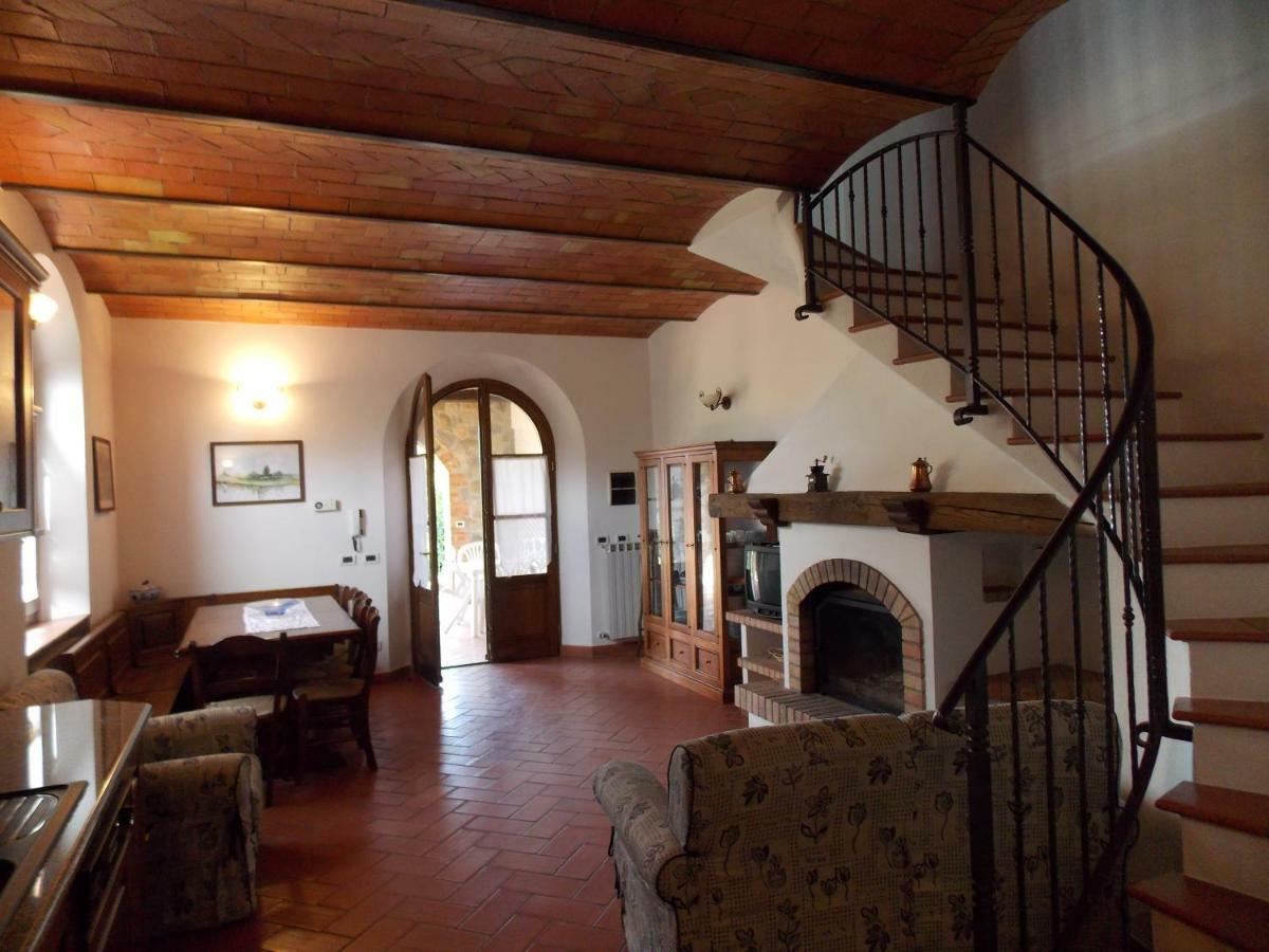 Penzion Casale Le Querciole Castiglione dʼOrcia Exteriér fotografie